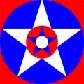 Captain America superhero shield colors