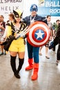 Captain America and Wolverine Royalty Free Stock Photo