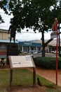 Captain James Cook Statue at the Cook Landing Site in Waimea on Kauai Island in Hawaii