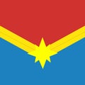 Captain marvel logo. Marvel films. Superhero icon