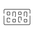 Captcha code input data security authentication system Royalty Free Stock Photo