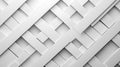 Abstract white geometric weave pattern interlocking shapes background for modern design and contemporary art projec Royalty Free Stock Photo