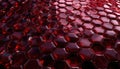 Abstract Red Hexagonal Crystal Grid Background Royalty Free Stock Photo