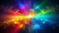 Dynamic Particle Gradient Background for Creative Design Projects A Stunning LeftAligned Visual Element with Ample Copy