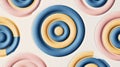 Soft Pastel Abstract Concentric Circles Background Good Resolution Stock Photo Royalty Free Stock Photo