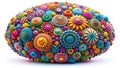 Captivating Abstract Blob Pattern A Mesmerizing Display of Intricate Details in Generative Digital Art