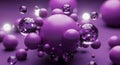 Abstract Purple Spheres Background Royalty Free Stock Photo