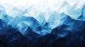 Blue Polygonal Design With Low Poly Pattern and Geometric Shapes Royalty Free Stock Photo