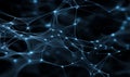 Abstract Neural Network Connections Royalty Free Stock Photo