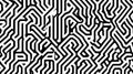 Abstract Black White Maze Seamless Pattern Good Resolution Stock Photo Royalty Free Stock Photo