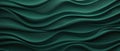 A captivating abstract texture featuring structured 3D waves in dark green leather, ideal for background banners and panoramas, Ai Royalty Free Stock Photo