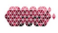 Captivating Abstract Triangle Pattern, Modern Geometric Design, vector design Generative AI Royalty Free Stock Photo