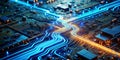 Visualizing Data Flow An Aerial Perspective on Big Data Processing on a Circuit Board Unveiling Complex Data Streams