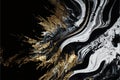 Luxe Radiance: AI Generated Abstract Texture Photography Revealing White Gold Glamour on Artificial Marble