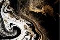 Majestic Monochrome: AI Generated Abstract Texture Photography with White Gold and Black Marble