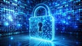 Secure Online Communication Witness 16 Seconds of Dynamic Binary Code Evolving from a Glittering Blue Lock in a