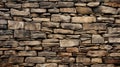 Captivating antique hand hewn stone wall texture for high quality background image