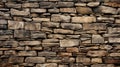 Captivating antique hand hewn stone wall texture for high quality background image Royalty Free Stock Photo