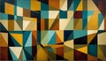 Abstract Geometric Shapes Mosaic