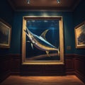 Swordfish in Art Gallery Marine Life Art Print