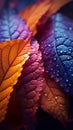 Captivating autumn foliage Vibrant leaf symbolizes natures organic beauty