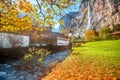 Captivating autumn view of Lauterbrunnen church