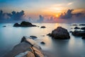 Captivating Beauty Unveiled: A Serene Sunset by the Seashore