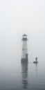 Mysterious Minimalism: Foggy Water And The Enigmatic Figure