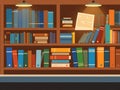 Inspiring Educational Bookshelf Clipart A Collection of Books for Study Learning and Growth Perfect for Educational Royalty Free Stock Photo