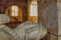 A captivating close-up of the exquisite alabaster effigy, one of six, honouring Harewood and Gawthorpe estate owners at All Saint