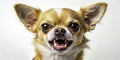 Understanding Chihuahua Aggression A CloseUp Study of Canine Behavior and Pet Expressions on a White Background