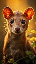 Intense Fossa Hunt: Golden Sunset in Madagascar Rainforest