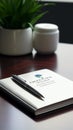 Pristine White Corporate Desk: A Symbol of Ethical Responsibility