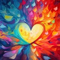 Vibrant Love: A Kaleidoscope of Joyful Colors