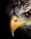 A Captivating Close-Up Portrait of a Bald Eagle Royalty Free Stock Photo