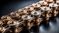 Unveiling Precision and Durability A CloseUp of a New Bicycle Chain Component