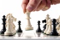 Masterful Chess Move: Strategic Gameplay Illustration Royalty Free Stock Photo