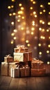 Captivating Closeup: A Golden-Lined Table Against a White Backgr