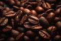 Captivating Closeup: A Study of Coffee Beans, Cans, and Steam in