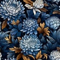 Captivating and colorful floral seamless pattern with a stunning array of vibrant colors