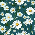 Captivating Daisy Art Floral Pattern