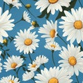 Captivating Daisy Art Seamless Design