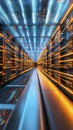 Captivating Data Center Visualization Explore the intricate world of servers, networks, and digital infrastructure with this high-