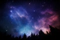 A captivating deep sky astrophoto reveals distant galaxies and cosmic beauty Royalty Free Stock Photo