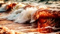 A Dance of the Tides The Rhythmic Flow of the Ocean Waves AI Art