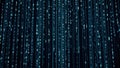Dynamic Digital Rain Background Customizable MatrixStyle Design for Branding Web or Print Projects Royalty Free Stock Photo