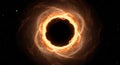 Abstract Black Hole in Space Royalty Free Stock Photo