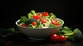 Fresh Vegetables in a Bowl with Artistic Presentation