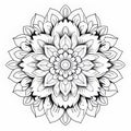 Free Mandala Coloring Pages: Flowers In The Style Of Jozef Mehoffer And Ephraim Moses Lilien