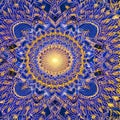 A captivating fractal pattern with intricate, self-replicating shapes2, Generative AI